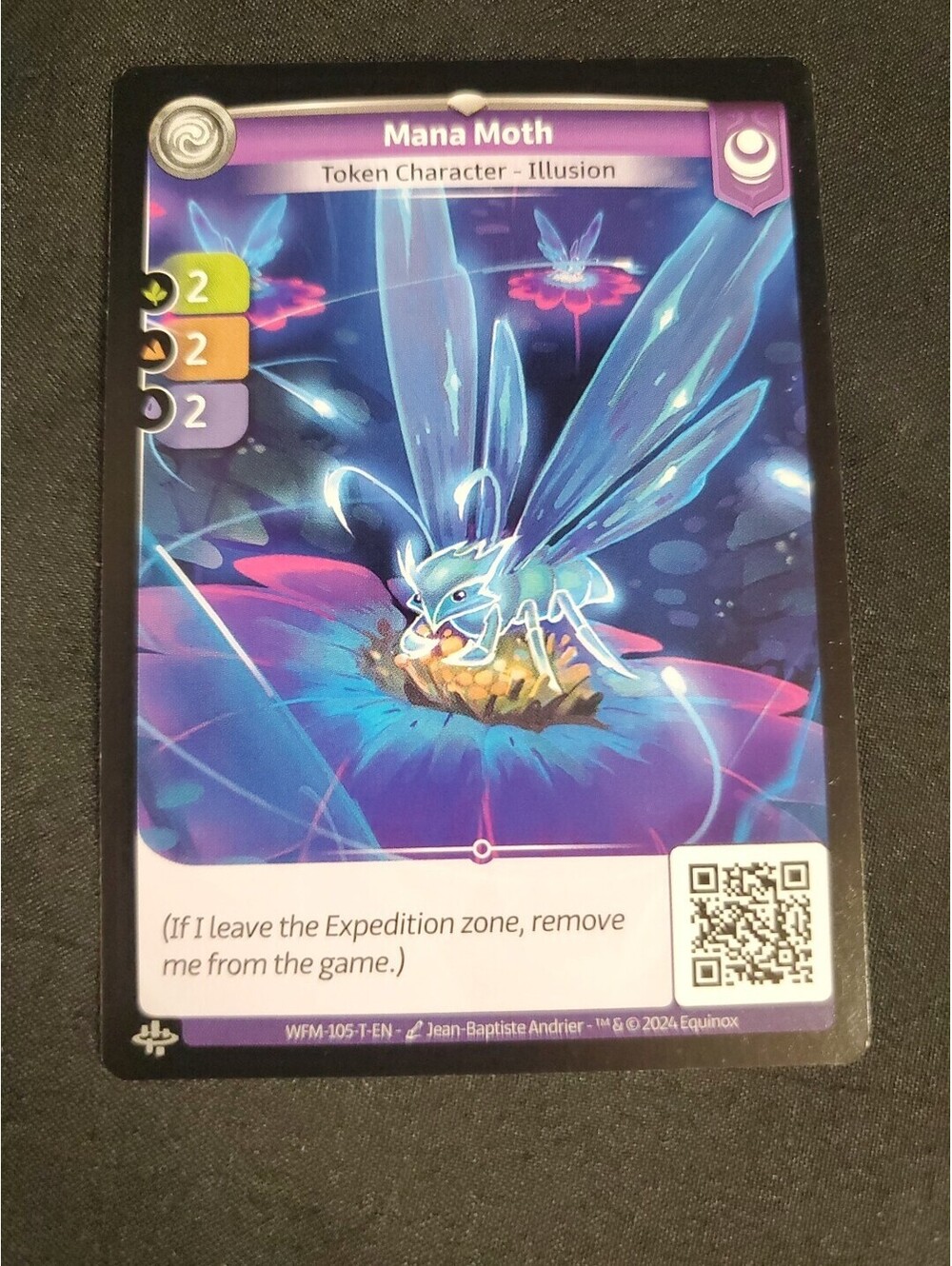 Altered TCG MANA MOTH Token Character Illusion 2024 WFM-105-T-EN NEW
